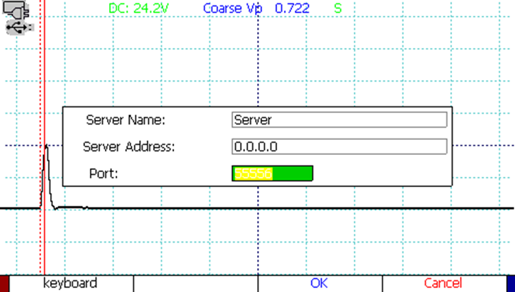 CT Viewer TDR waveform software add server